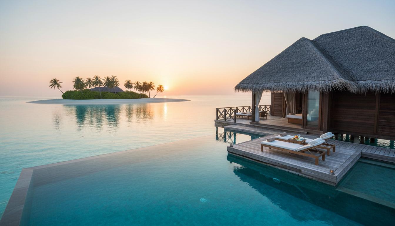 Maldives overwater villa