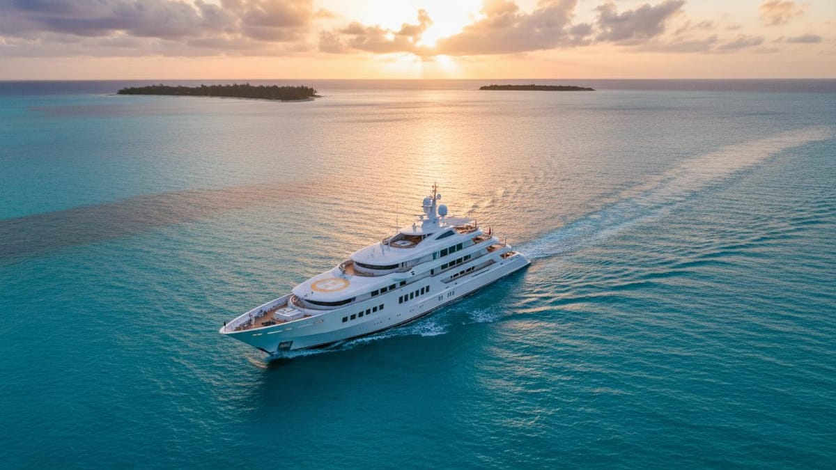 Mega yacht